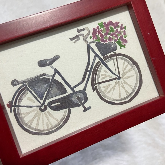 🚲 Small Framed Watercolor Bike Paintings - Picture 5 of 7